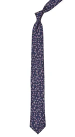 Free Fall Floral Purple Tie - Image 3