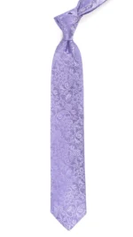 Ceremony Paisley Lilac Tie - Image 3