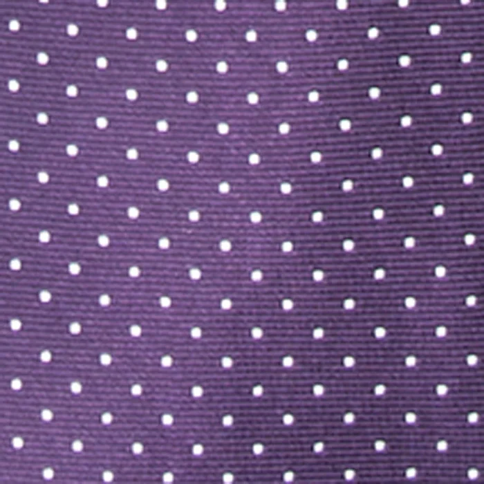 Mini Dots Eggplant Tie - Image 4
