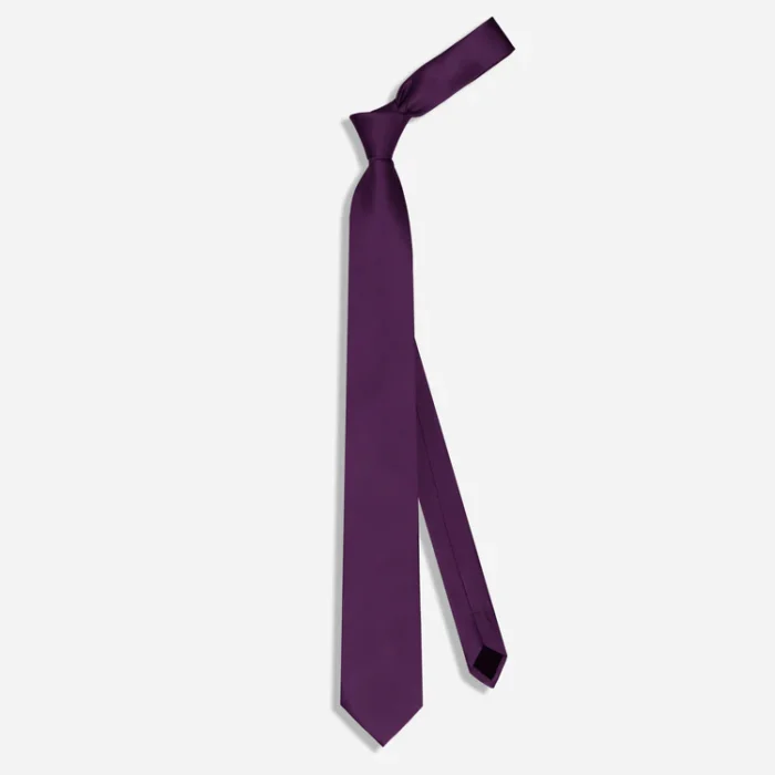 Grosgrain Solid Azalea Tie - Image 2