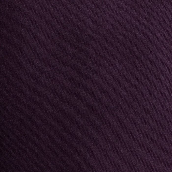 Solid Satin Eggplant Tie - Image 4